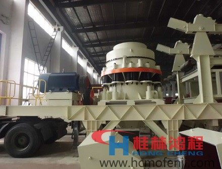 輪胎式移動式破碎磨粉站 輪胎式移動式破碎磨粉站