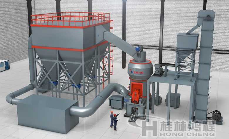 磨粉生產(chǎn)線 礦渣立磨 HLM1700磨粉生產(chǎn)線 礦渣立磨